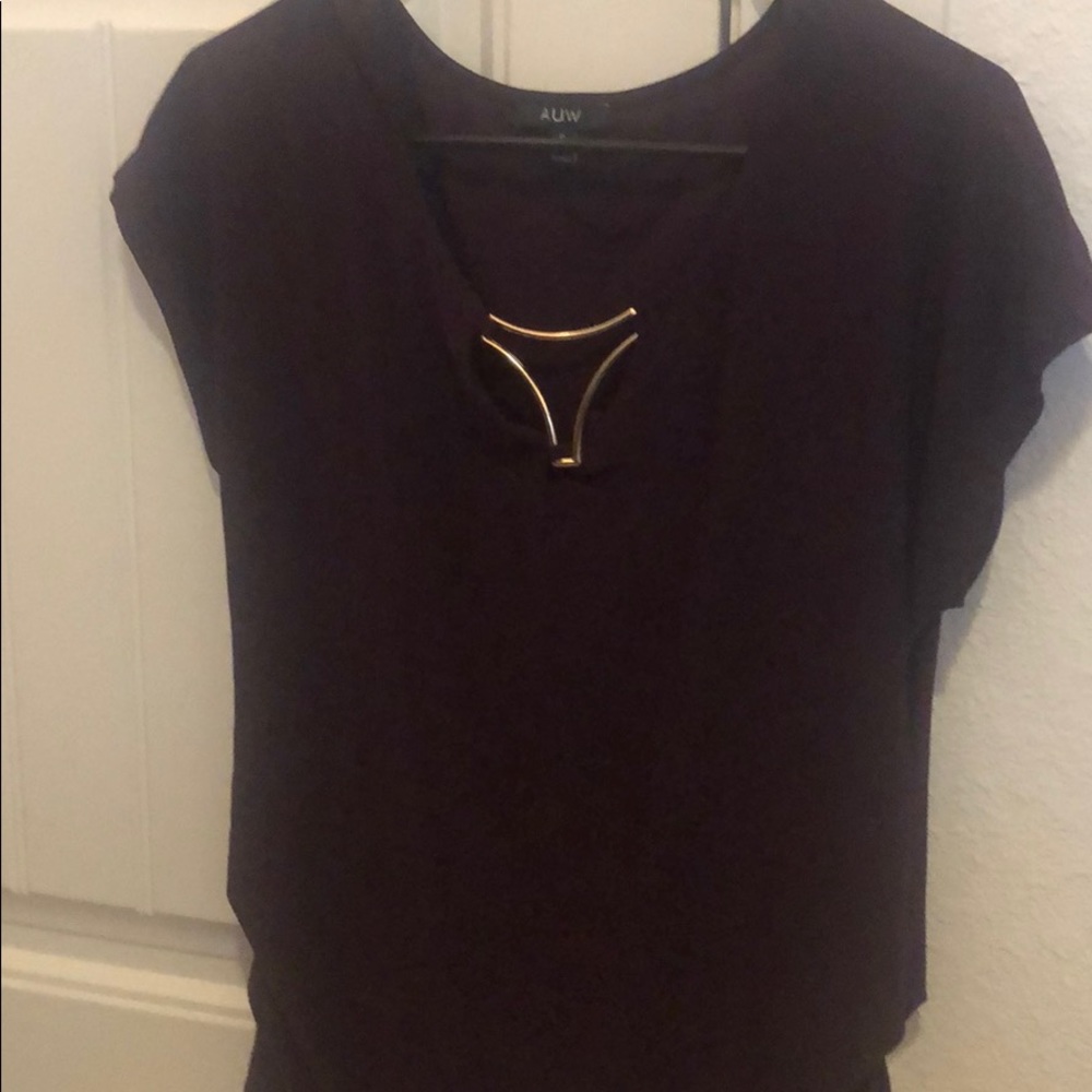 Purple dress top